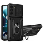 Custodia per telefono scorrevole Camshield TPU + PC con slot per schede, For Motorola Moto G200 5G / Edge S30