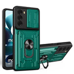 Custodia per telefono scorrevole Camshield TPU + PC con slot per schede, For Motorola Moto G200 5G / Edge S30