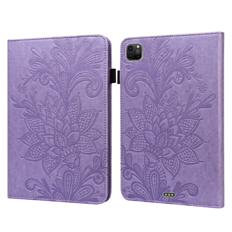 Custodia per tablet in pelle con motivo a fiori in pizzo, For iPad Pro 11 2022 / 2021 / iPad Air 2020, For Huawei MatePad Pro 10.8 2021 / 2019, For Huawei MatePad 11 2021, For OPPO Pad