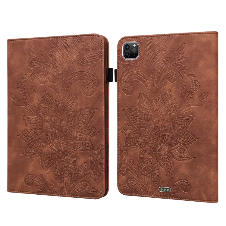 Custodia tablet in pelle con motivo floreale per Huawei MatePad P