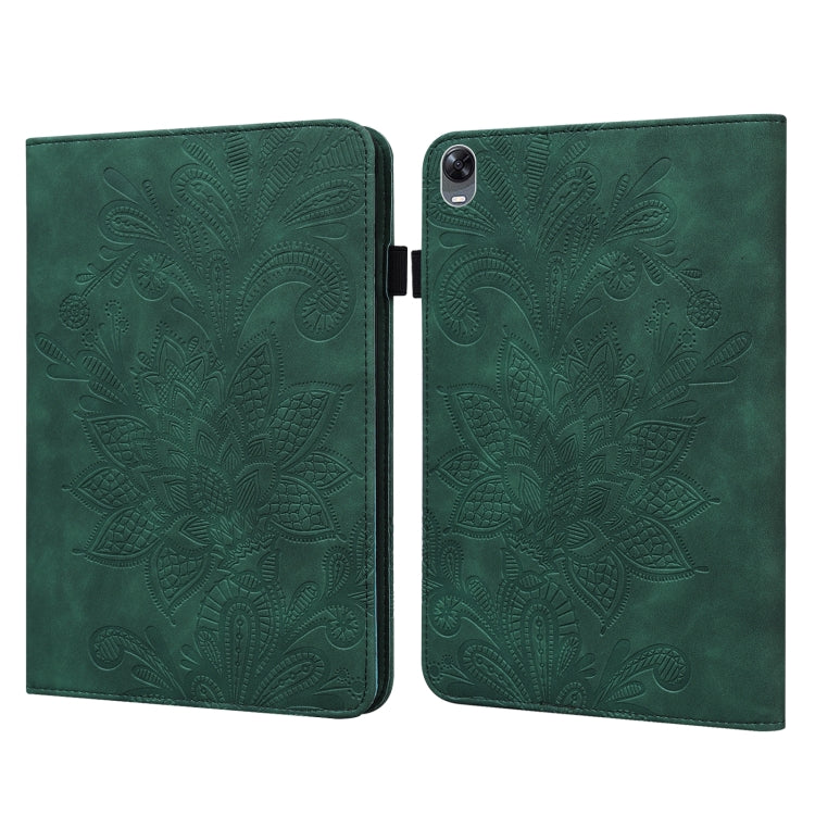 Custodia tablet in pelle con motivo floreale per Huawei MatePad P
