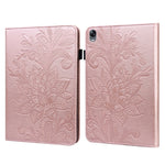 Custodia tablet in pelle con motivo floreale per Huawei MatePad P