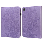 Custodia tablet in pelle con motivo floreale per Samsung Galaxy T
