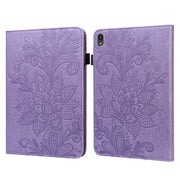 Custodia per tablet in pelle con motivo a fiori in pizzo, For Lenovo Tab P11 Plus, For Samsung Galaxy Tab A8 10.5 2021, For Samsung Galaxy Tab S8