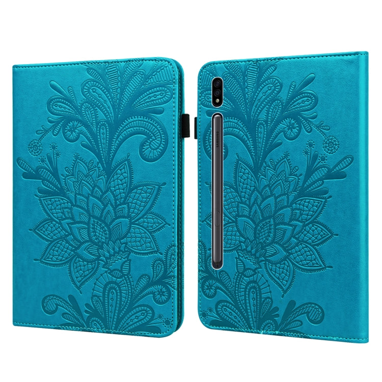 Custodia tablet in pelle con motivo floreale per Samsung Galaxy T