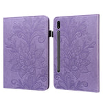 Custodia tablet in pelle con motivo floreale per Samsung Galaxy T