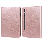Custodia tablet in pelle con motivo floreale per Samsung Galaxy T