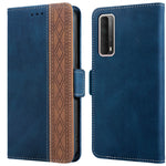 Custodia per telefono in pelle RFID magnetica laterale con cuciture, For Huawei P smart 2019, For Huawei P smart 2021, For Huawei P30 Lite, For Huawei Y6 2019, For Huawei Y7 2019, For Honor 50