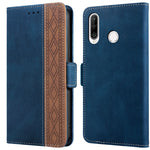 Custodia per telefono in pelle RFID magnetica laterale con cuciture, For Huawei P smart 2019, For Huawei P smart 2021, For Huawei P30 Lite, For Huawei Y6 2019, For Huawei Y7 2019, For Honor 50