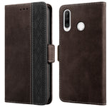 Custodia per telefono in pelle RFID magnetica laterale con cuciture, For Huawei P smart 2019, For Huawei P smart 2021, For Huawei P30 Lite, For Huawei Y6 2019, For Huawei Y7 2019, For Honor 50