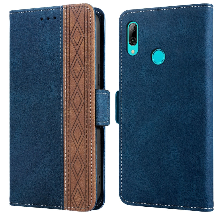 Custodia per telefono in pelle RFID magnetica laterale con cuciture, For Huawei P smart 2019, For Huawei P smart 2021, For Huawei P30 Lite, For Huawei Y6 2019, For Huawei Y7 2019, For Honor 50
