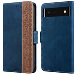 Custodia per telefono in pelle RFID magnetica laterale con cuciture, For Google Pixel 6, For Sony Xperia 10 III, For Huawei P smart Z