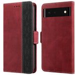 Custodia per telefono in pelle RFID magnetica laterale con cuciture, For Google Pixel 6, For Sony Xperia 10 III, For Huawei P smart Z