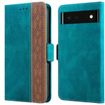 Custodia per telefono in pelle RFID magnetica laterale con cuciture, For Google Pixel 6, For Sony Xperia 10 III, For Huawei P smart Z