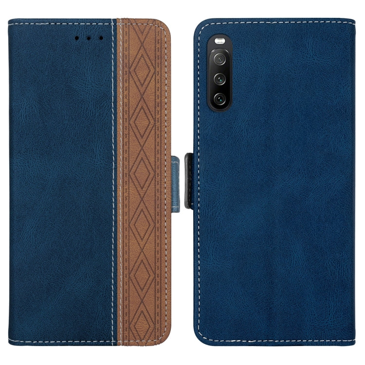 Custodia per telefono in pelle RFID magnetica laterale con cuciture, For Google Pixel 6, For Sony Xperia 10 III, For Huawei P smart Z