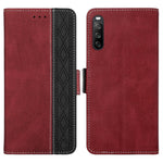 Custodia per telefono in pelle RFID magnetica laterale con cuciture, For Google Pixel 6, For Sony Xperia 10 III, For Huawei P smart Z