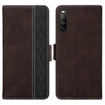 Custodia per telefono in pelle RFID magnetica laterale con cuciture, For Google Pixel 6, For Sony Xperia 10 III, For Huawei P smart Z
