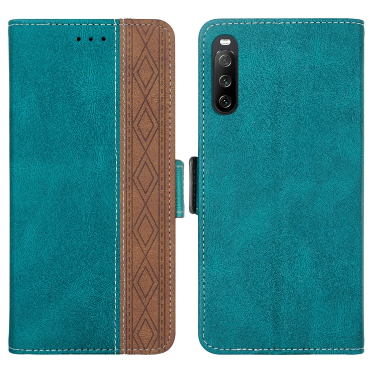 Custodia per telefono in pelle RFID magnetica laterale con cuciture, For Google Pixel 6, For Sony Xperia 10 III, For Huawei P smart Z