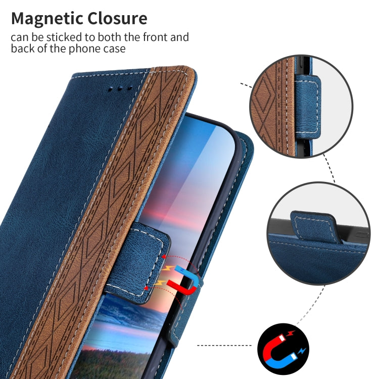 Custodia per telefono in pelle RFID magnetica laterale con cuciture, For Xiaomi Redmi 9, For Xiaomi Redmi 9A, For Xiaomi Redmi 9C, For Xiaomi Redmi 9T, For Xiaomi Redmi Note 9 Pro 4G / 9S, For Xiaomi Redmi Note 9 / 10X