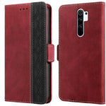 Custodia per telefono in pelle RFID magnetica laterale con cuciture, For Xiaomi Redmi 9, For Xiaomi Redmi 9A, For Xiaomi Redmi 9C, For Xiaomi Redmi 9T, For Xiaomi Redmi Note 9 Pro 4G / 9S, For Xiaomi Redmi Note 9 / 10X