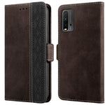 Custodia per telefono in pelle RFID magnetica laterale con cuciture, For Xiaomi Redmi 9, For Xiaomi Redmi 9A, For Xiaomi Redmi 9C, For Xiaomi Redmi 9T, For Xiaomi Redmi Note 9 Pro 4G / 9S, For Xiaomi Redmi Note 9 / 10X