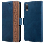 Custodia per telefono in pelle RFID magnetica laterale con cuciture, For Samsung Galaxy A02, For Samsung Galaxy A02s, For Samsung Galaxy A03s 166mm, For Samsung Galaxy A12 5G, For Samsung Galaxy A13 4G, For Samsung Galaxy A13 5G