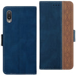 Custodia per telefono in pelle RFID magnetica laterale con cuciture, For Samsung Galaxy A02, For Samsung Galaxy A02s, For Samsung Galaxy A03s 166mm, For Samsung Galaxy A12 5G, For Samsung Galaxy A13 4G, For Samsung Galaxy A13 5G