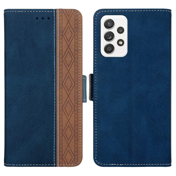 Custodia per telefono in pelle RFID magnetica laterale con cuciture, For Samsung Galaxy A53 5G, For Samsung Galaxy A72 4G / 5G, For Samsung Galaxy A73 5G, For Samsung Galaxy S10, For Samsung Galaxy S10+, For Samsung Galaxy S20