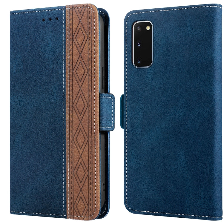Custodia per telefono in pelle RFID magnetica laterale con cuciture, For Samsung Galaxy A53 5G, For Samsung Galaxy A72 4G / 5G, For Samsung Galaxy A73 5G, For Samsung Galaxy S10, For Samsung Galaxy S10+, For Samsung Galaxy S20