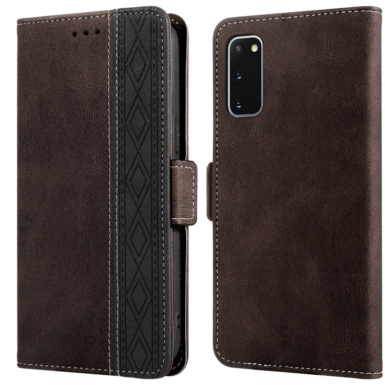 Custodia per telefono in pelle RFID magnetica laterale con cuciture, For Samsung Galaxy A53 5G, For Samsung Galaxy A72 4G / 5G, For Samsung Galaxy A73 5G, For Samsung Galaxy S10, For Samsung Galaxy S10+, For Samsung Galaxy S20