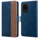 Custodia per telefono in pelle RFID magnetica laterale con cuciture, For Samsung Galaxy S20 FE 5G, For Samsung Galaxy S20+, For Samsung Galaxy S20 Ultra, For Samsung Galaxy S21 5G, For Samsung Galaxy S21 FE 5G, For Samsung Galaxy S21+ 5G