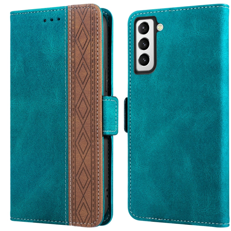 Custodia per telefono in pelle RFID magnetica laterale con cuciture, For Samsung Galaxy S20 FE 5G, For Samsung Galaxy S20+, For Samsung Galaxy S20 Ultra, For Samsung Galaxy S21 5G, For Samsung Galaxy S21 FE 5G, For Samsung Galaxy S21+ 5G