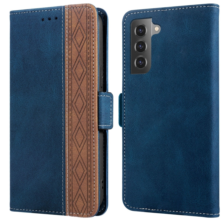 Custodia per telefono in pelle RFID magnetica laterale con cuciture, For Samsung Galaxy S20 FE 5G, For Samsung Galaxy S20+, For Samsung Galaxy S20 Ultra, For Samsung Galaxy S21 5G, For Samsung Galaxy S21 FE 5G, For Samsung Galaxy S21+ 5G