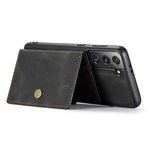 JEEHOOD Custodia per telefono staccabile magnetica retrò con portafoglio, slot per schede e supporto, For Samsung Galaxy S22 5G, For Samsung Galaxy S22+ 5G, For Samsung Galaxy A33 5G, For Samsung Galaxy A53 5G