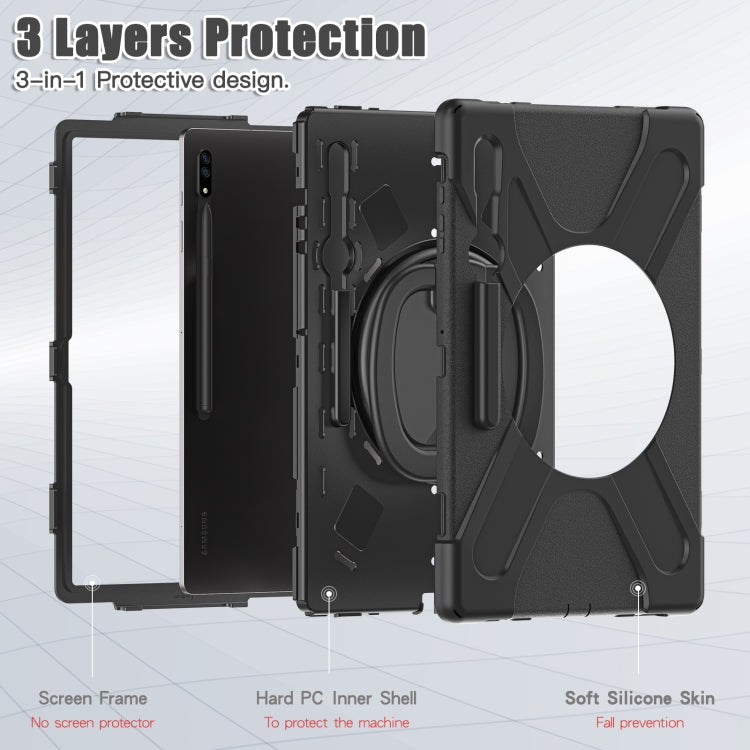 Silicone + custodia protettiva per tablet PC, For Samsung Galaxy Tab S8 Ultra X900