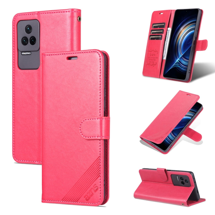 AZNS Custodia per cellulare in pelle di pecora con struttura in pelle di pecora, For Honor 60 SE, For Xiaomi Redmi K50 / K50 Pro