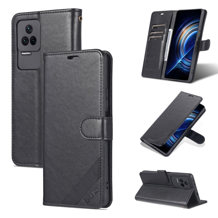 AZNS Custodia per cellulare in pelle di pecora con struttura in pelle di pecora, For Honor 60 SE, For Xiaomi Redmi K50 / K50 Pro