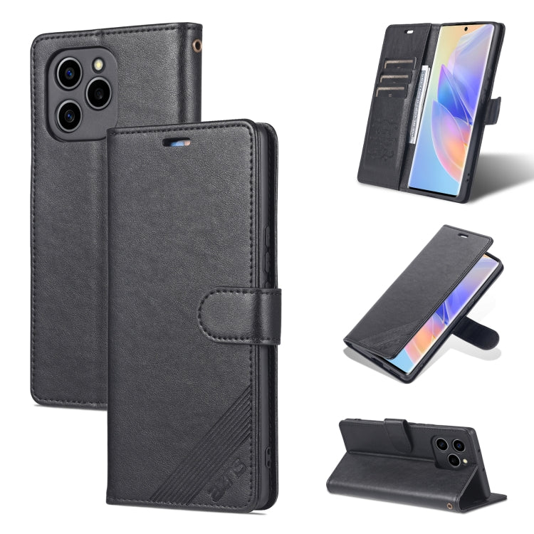 AZNS Custodia per cellulare in pelle di pecora con struttura in pelle di pecora, For Honor 60 SE, For Xiaomi Redmi K50 / K50 Pro