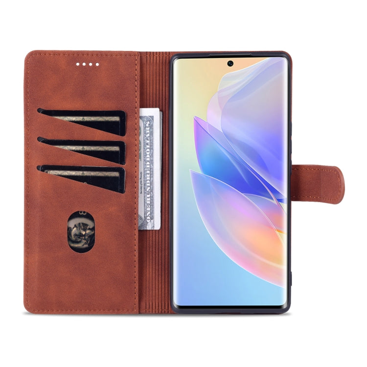 AZNS Skin Feel Calf Texture Custodia per telefono orizzontale in pelle a conchiglia, For Honor 60 SE, For Samsung Galaxy A23 5G