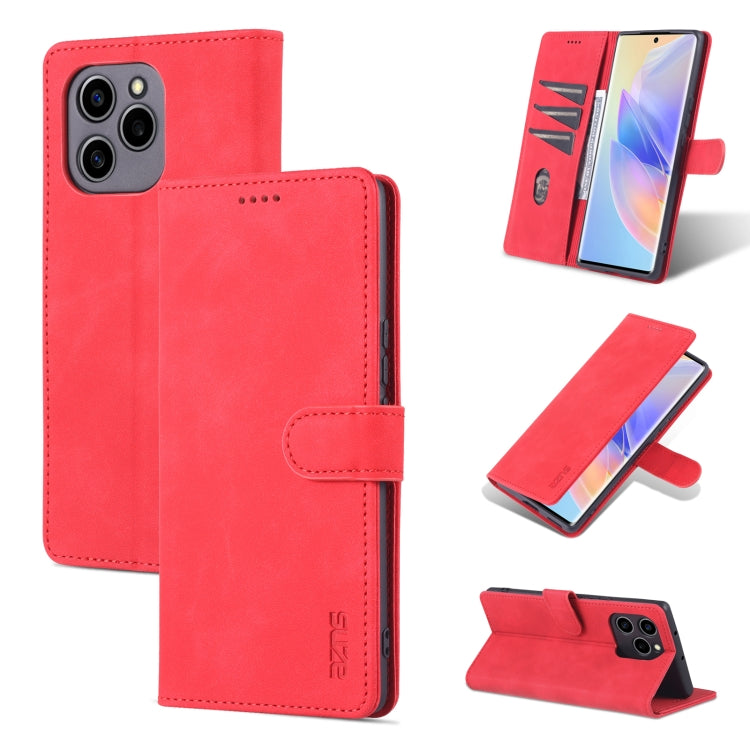AZNS Skin Feel Calf Texture Custodia per telefono orizzontale in pelle a conchiglia, For Honor 60 SE, For Samsung Galaxy A23 5G