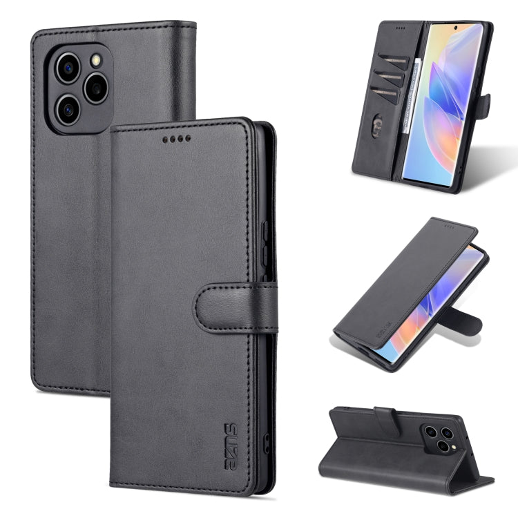 AZNS Skin Feel Calf Texture Custodia per telefono orizzontale in pelle a conchiglia, For Honor 60 SE, For Samsung Galaxy A23 5G