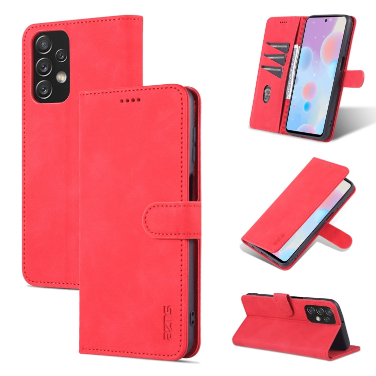 AZNS Skin Feel Calf Texture Custodia per telefono orizzontale in pelle a conchiglia, For Honor 60 SE, For Samsung Galaxy A23 5G