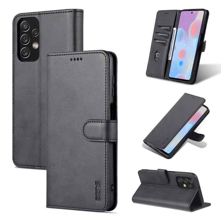 AZNS Skin Feel Calf Texture Custodia per telefono orizzontale in pelle a conchiglia, For Honor 60 SE, For Samsung Galaxy A23 5G
