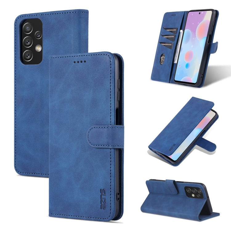AZNS Skin Feel Calf Texture Custodia per telefono orizzontale in pelle a conchiglia, For Honor 60 SE, For Samsung Galaxy A23 5G