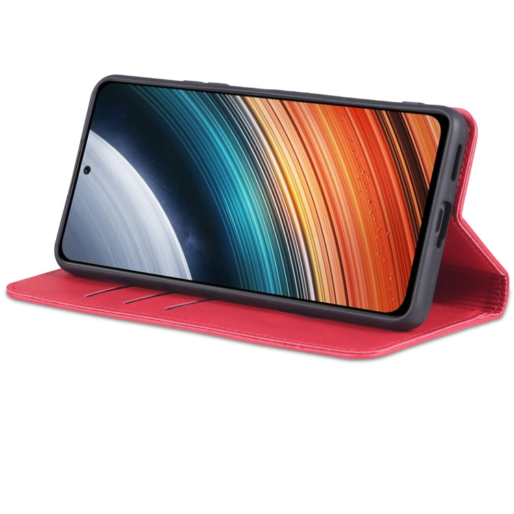 Custodia per telefono in pelle con texture di vitello magnetica AZNS, For Xiaomi Redmi K40S, For Xiaomi Redmi K50 / K50 Pro, For Samsung Galaxy A23 5G