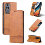 Custodia per telefono in pelle con texture di vitello magnetica AZNS, For Xiaomi Redmi K40S, For Xiaomi Redmi K50 / K50 Pro, For Samsung Galaxy A23 5G
