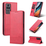 Custodia per telefono in pelle con texture di vitello magnetica AZNS, For Xiaomi Redmi K40S, For Xiaomi Redmi K50 / K50 Pro, For Samsung Galaxy A23 5G