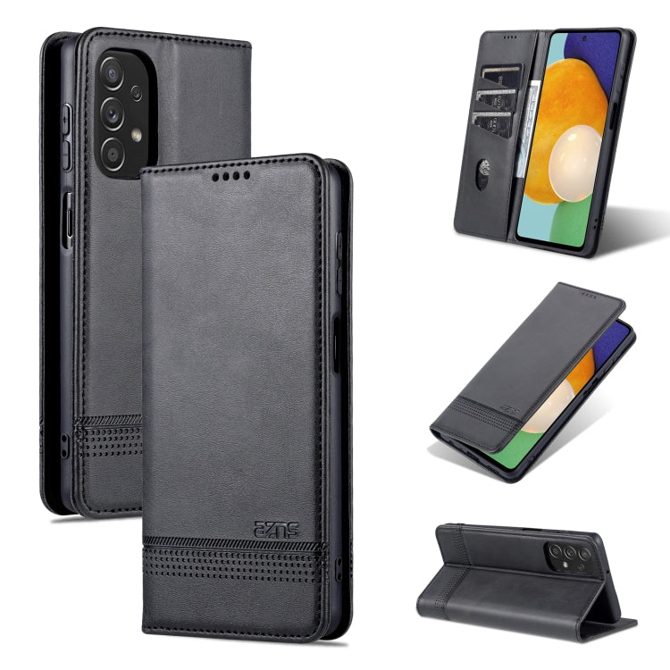 Custodia per telefono in pelle con texture di vitello magnetica AZNS, For Xiaomi Redmi K40S, For Xiaomi Redmi K50 / K50 Pro, For Samsung Galaxy A23 5G