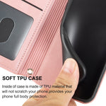 Custodia in pelle per telefono a conchiglia orizzontale con fibbia magnetica a righe in rilievo, For Fujitsu Arrows F-52B, For OPPO A96 5G, For OPPO Reno7 5G, For OPPO Reno7 SE 5G