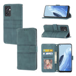 Custodia in pelle per telefono a conchiglia orizzontale con fibbia magnetica a righe in rilievo, For Fujitsu Arrows F-52B, For OPPO A96 5G, For OPPO Reno7 5G, For OPPO Reno7 SE 5G